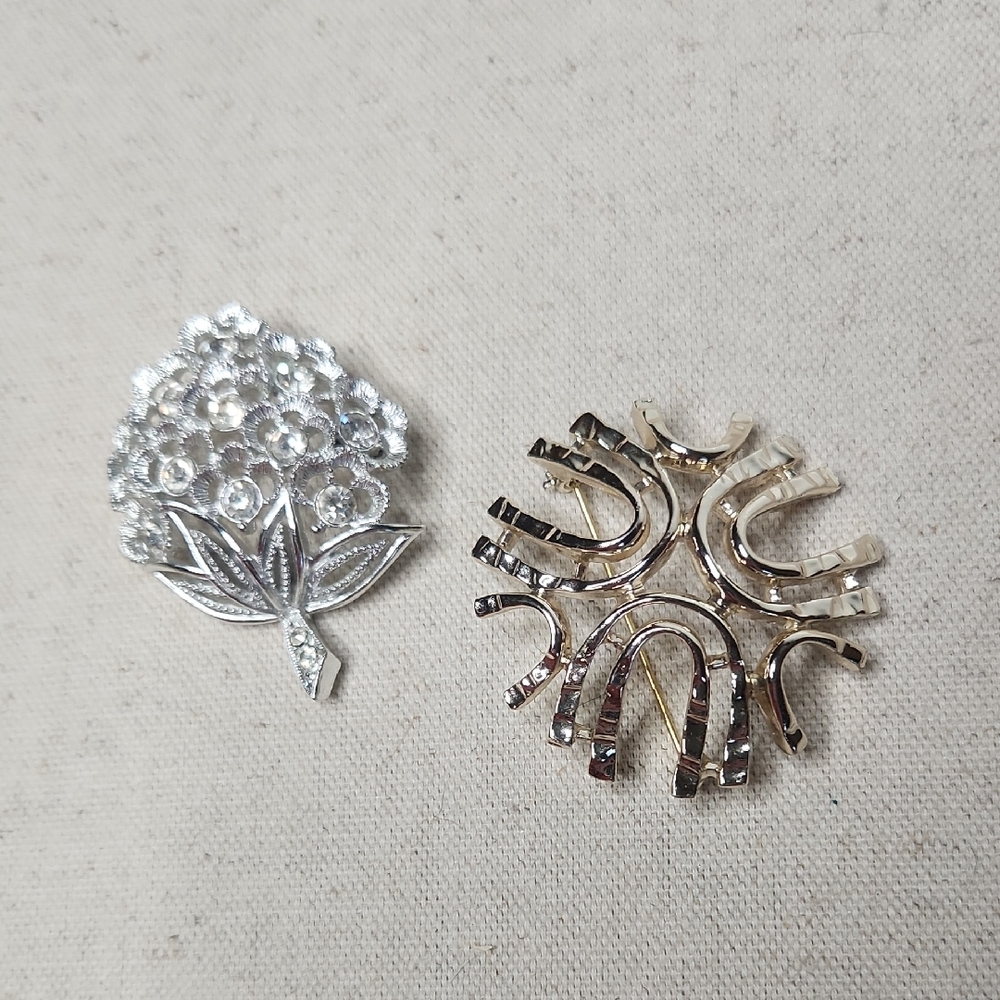 Sarah Coventry Vintage Brooch Bundle of 2